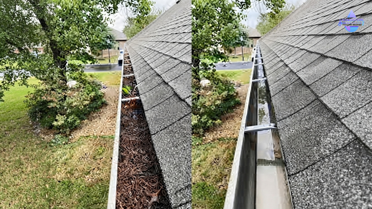 Roof cleaning cost Livingston County – soft washed asphalt shingle roof in Howell after black streak and algae removal