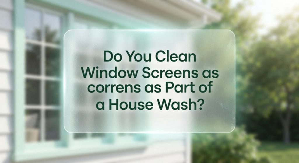 House siding and windows after soft washing by Livingston Pressure Washing in Howell MI